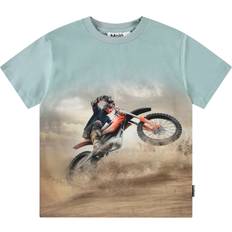 Bruna T-shirts Barnkläder Molo Dust Wheelie Roxo T-Shirt - Beige
