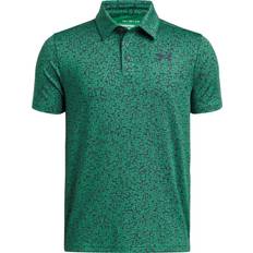 Blå Polotrøjer Under Armour Ua Playoff Printed Polo Team - Kelly Green/Midnight Navy