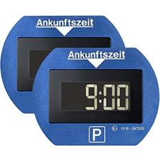 NeedIT 2x Park Lite Elektronische Parkscheibe Digitale Parkuhr Blau Zulassung