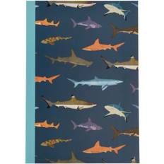 Rex London A5 Notebook Sharks