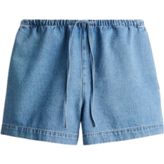H&M Denim Drawstring Shorts - Denim Blue