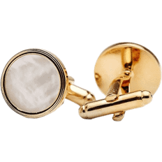 Smycken John Henric Cufflinks Round Kostymtillbehör - Guld