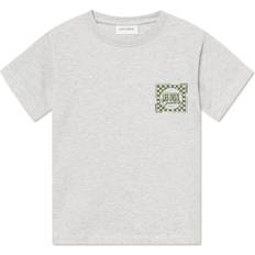 Les Deux Kids T-shirt - Snow Melange/Chive Green