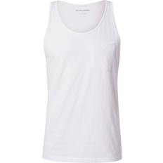 Jack & Jones Toppe Jack & Jones Tanktop JjJake Tampa Pocket Slub Tanktop Hvid