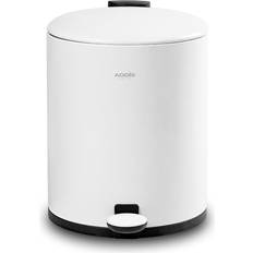 White Pedal Bins Addis 5L Bathroom Pedal Bin