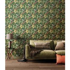 Lark Manor Padstow 10m x 50cm Wallpaper Roll Forest Green