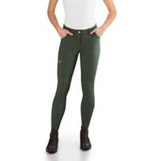 Green Horse Whips EGO7 Mid Grip Riding Trousers Jumping PT - Vert