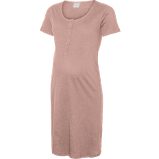 Maternità e Allattamento Mamalicious Camicia Da Notte MLMIRA Rosa Antico S