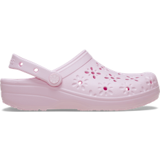 Clogs Crocs Classic Floral Cut Out Clog - Black