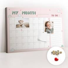 Pink Presentation Boards East Urban Home Maeli Wall Mounted Cork Board 40cm H x 60cm W x 2.5cm D