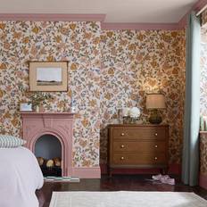 Joules Scot Floral Cream Multi Floral 10m x 52cm Matte Wallpaper Roll
