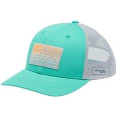 Boys - Green Caps Columbia PFG Fish Flag Snapback Cap - Green