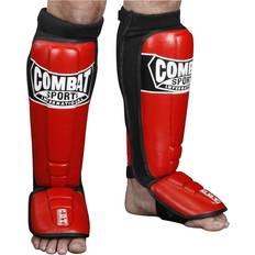 Combat Sports Pro-Style MMA Shin Guards XL Red