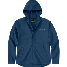 Carhartt Men's Deep Ocean Hooded Rain Jacket - Blue