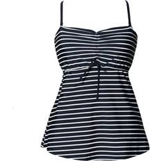 XS Tankinis Boob Randig Fast Food Tankini - Svart/Off White