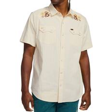Shirts Howler Brothers Crosscut Deluxe Shortsleeve Shirt - Off White Dobby