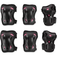 Roller Skating Accessories Rollerblade Women's Skate Gear 3 Pack Medium Black Raspberry M