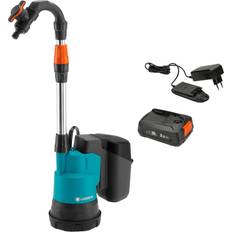 Pump batteri Gardena Battery Rainwater Tank Pump 2000/2 18V P4A (1x2.0Ah)