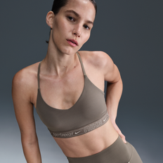 Brown - Fitness & Gym Underwear Nike Indy Women's Light-Support Padded Adjustable Sports Bra - Brown