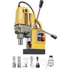 VEVOR Magnetic Drill 1200W 2810 lbf Mag Drill Press 1.6 in Boring Diameter Yellow