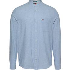 Tommy Jeans Herre Skjorter Tommy Jeans TJM Linen Mix Band Collar Shirt