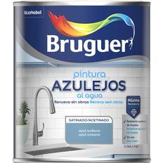 Blå Målarfärg Bruguer Ocean Blue Färg 750 ml för Beläggningssten och Plattor Blå 0.75L