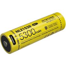 NiteCore 21700 NL2153R 5300mAh Li Ion-batteri USB-C uppladdningsbart