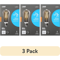 Feit Electric 8.8W Soft White Motion Sensor Light Bulb ST19