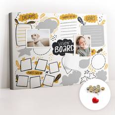 White Bulletin Boards East Urban Home Lymus Wall Mounted Cork Board 40cm H x 60cm W x 2.5cm D