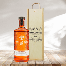 Personalised Whitley Neill Blood Orange Gin Gift Set 70cl