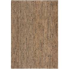 Dunelm Flecked Jute Textured Rug Black 160x230cm