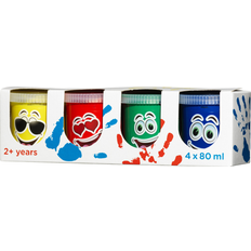 Creative Colors Fingerfärg 4 x 80 ml Färgmix