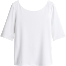H&M Ballerina Neckline Top - White