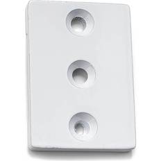 Habo Fästbricka 1104 Vit SB 2st 39x65mm