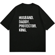 Shein Mens Summer Casual Round Neck Short Sleeve TShirt With Slogan Print