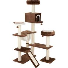 Honningkagehus Zooplus Gingerbread House with Ramp 165x86x98cm Dark Brown