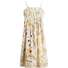 H&M Midi Strap Dress - Cream