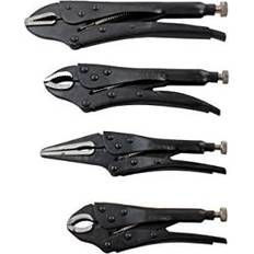 US PRO 4pc Black Locking Set 5 Mole Vice Clamp Grips 1674 Pliers