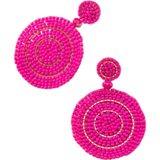 Shein Bead Decor Round Earrings