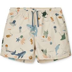 Beige - Drenge Badebukser Liewood Recycled Aiden Badeshorts - Creme