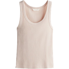 H&M Ribbed Vest Top - Light Dusty Pink