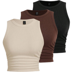 Shein Enganliegende Frauen Tank Top in mehreren Farben gestrickt
