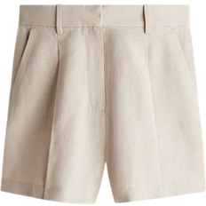 H&M Linen Blend Shorts - Light Beige