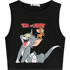 Shein Plus Cartoon Printed Tank Top For Summer