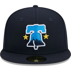 Fitted cap New Era Men's Navy Philadelphia Phillies 2024 City Connect 59fifty Fitted Hat Navy