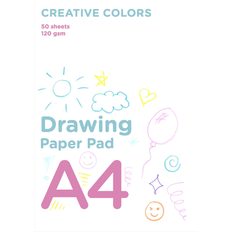 Panduro Papper Panduro Creative Colors ritblock A4