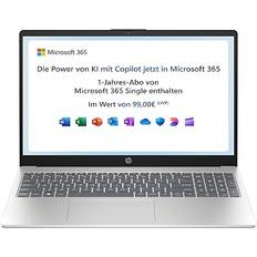 HP Laptop 15.6 FHD Display Intel Processor N100 4 GB DDR4 RAM 128 GB UFS QWERTZ