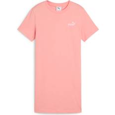 Jersey Klänningar Puma Ess Small No 1 Logo Shortsleeve Dress Youth - Pink