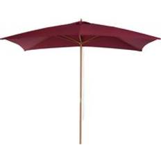 OutSunny 2 x 3m Wooden Garden Parasol Umbrella Outdoor Sun Shade Canopy