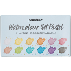 Akvarellfärg set Panduro Hobby Akvarellfärg Set Pastel 12
